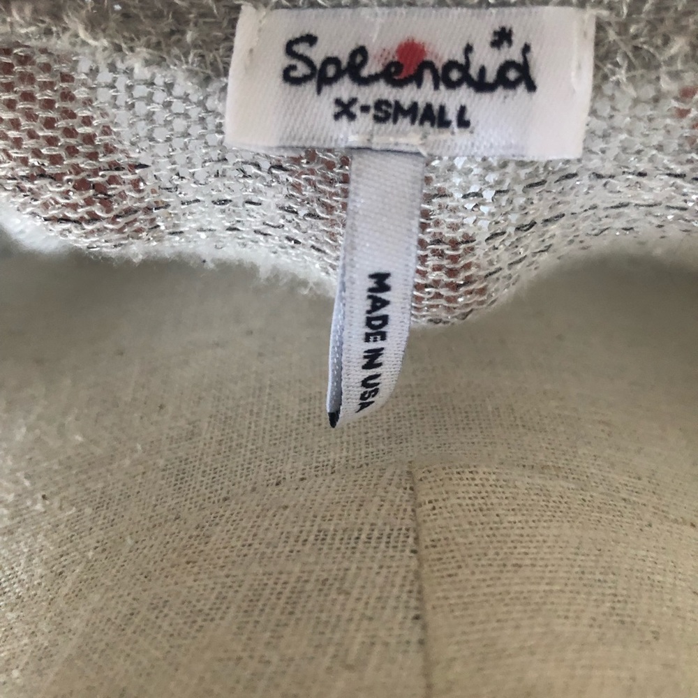 Splendid Lightweight Silver Sweater - image 4